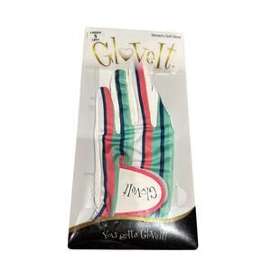 Golf Glove Glove It Coastal Prep Size Small Left 100% Calbretta Leather Washable